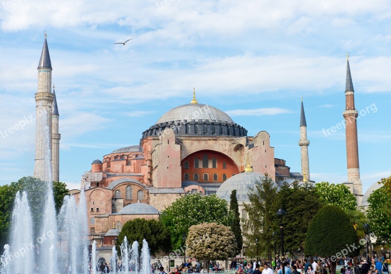 Hagia Sophia Istanbul Turkey Minaret Church