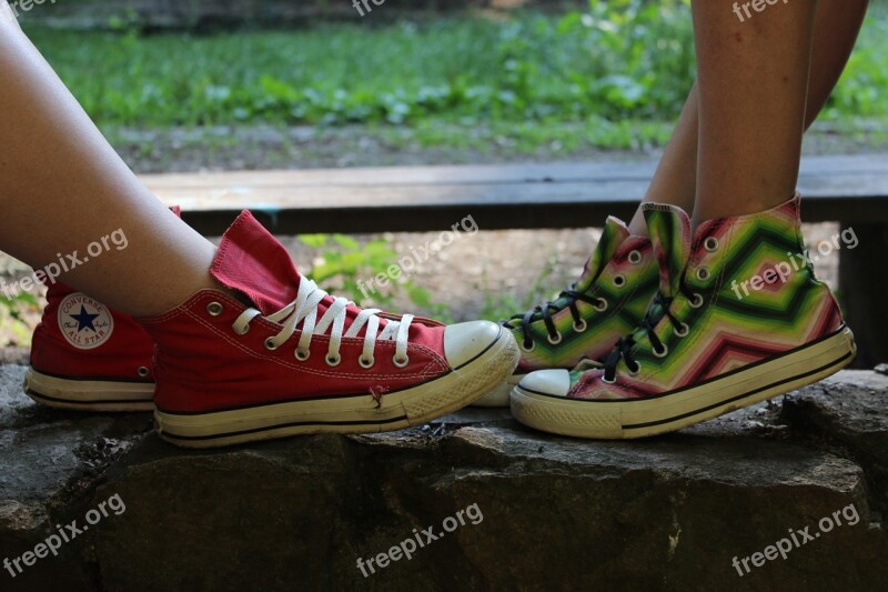 Converse Sneakers Two Shoes Girls Shoes