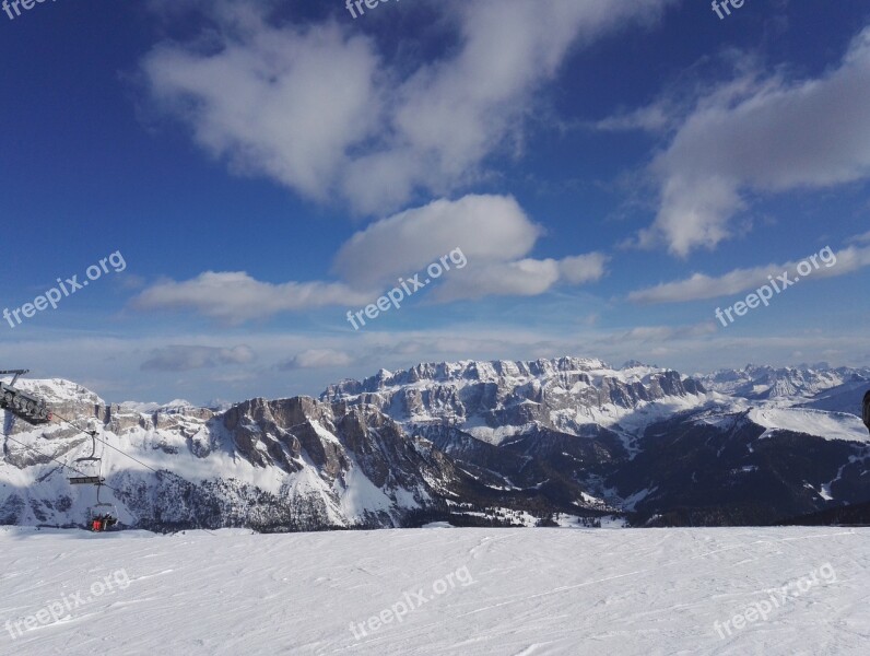 Dolomites South Tyrol Mountains Italy Val Gardena