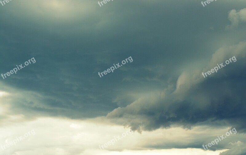 Clouds Thunderstorm Dark Clouds Storm Clouds Forward