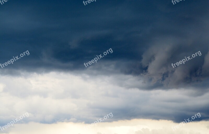 Clouds Thunderstorm Sky Storm Clouds Forward