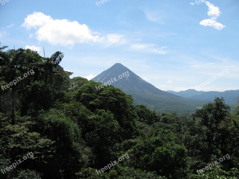 Fortuna Costa Rica Volcano Hiking Rain Forest