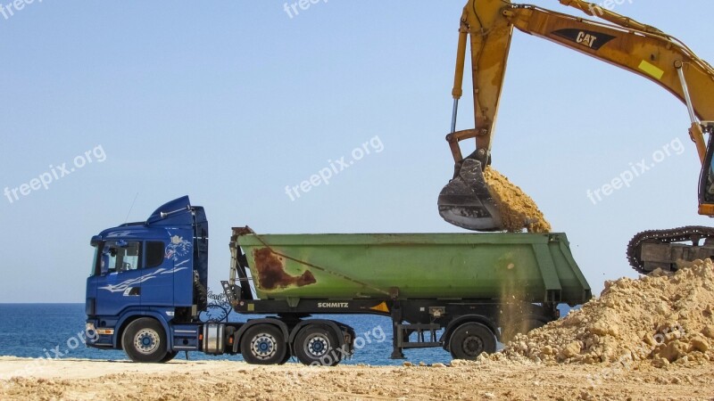 Excavator Truck Heavy Machine Loading Equipment