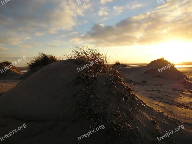 Beach Amrum Sea North Sea Island