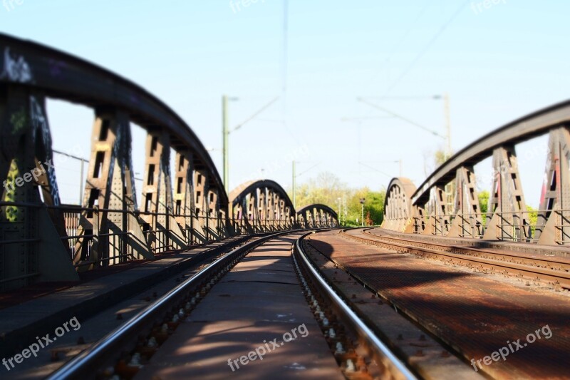 Railway Tracks Train Rail Traffic Railway Railway Rails