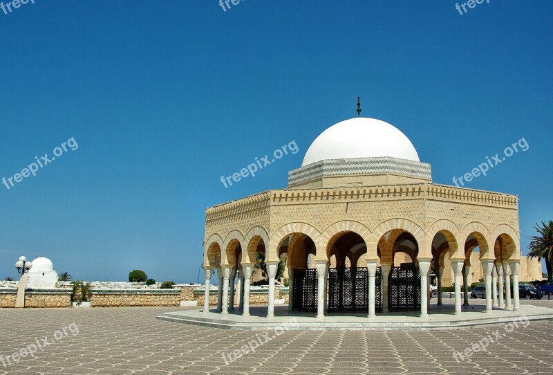 Tunisia Monastir Kiosk Esplanade Arcades