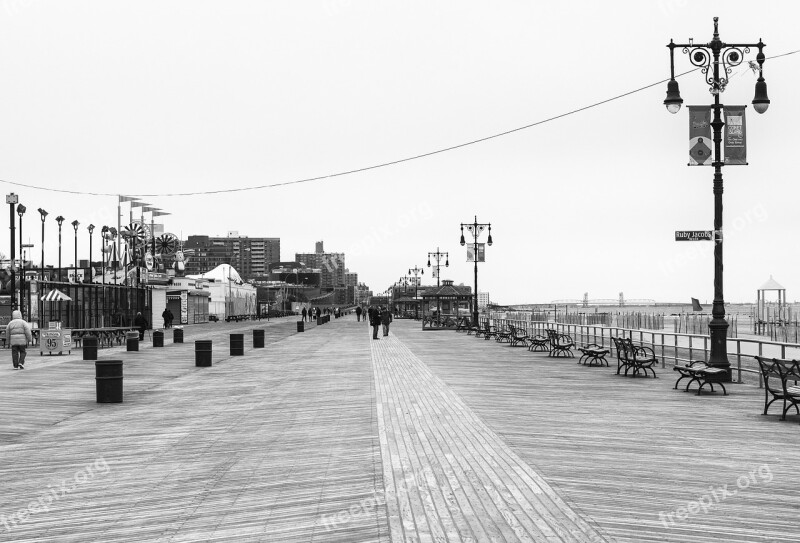 Coney Island New York Nyc Beach Coney