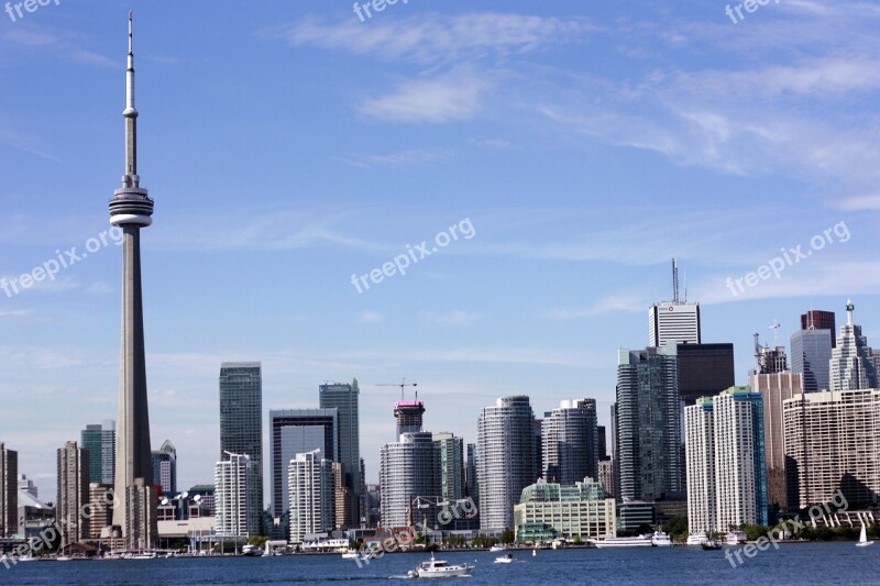 Toronto City Coastal City Tower Cnm Tower