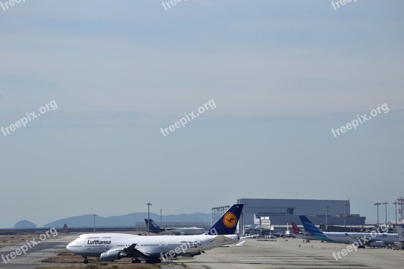 Japan Osaka Kansai International Airport Airplane Aircraft