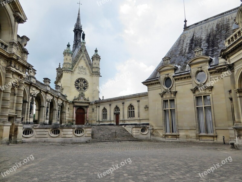 Chantilly Castle Great Conde Château De Chantilly Monument