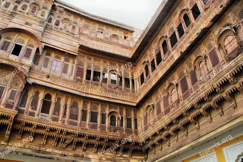 India Rajastan Jaisalmer Palace Maharajah