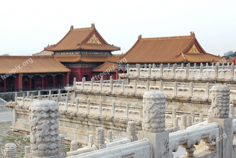 China Beijing Forbidden City Terraces Decoration