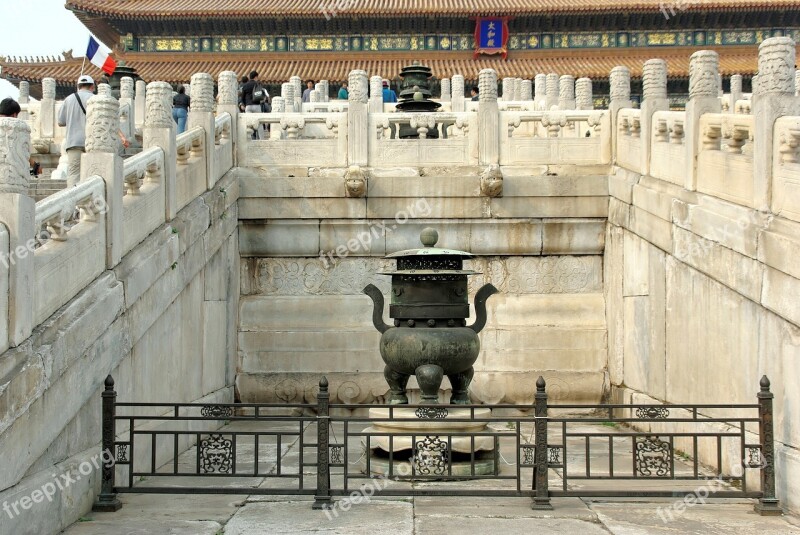 China Pekin Beijing Forbidden City Censers