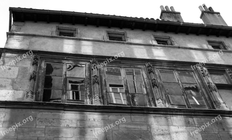 Lyon Window France Architecture City