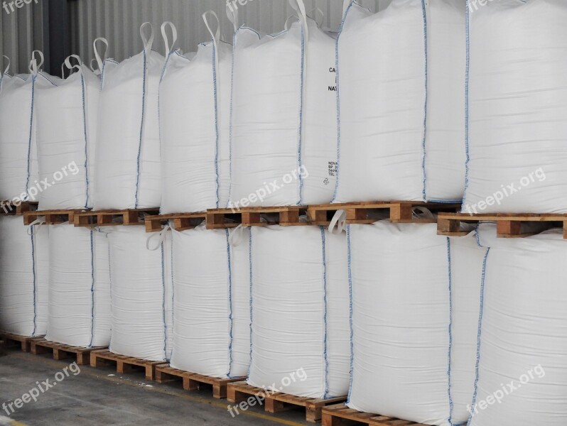 Big Bag Commodity Chemistry Storage Depot