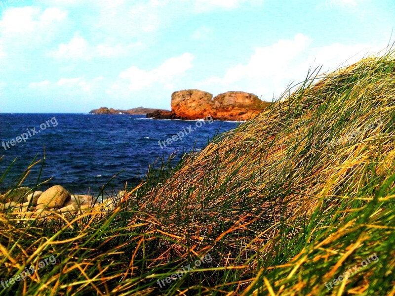 Sea Side Shore Wild Coast Brittany