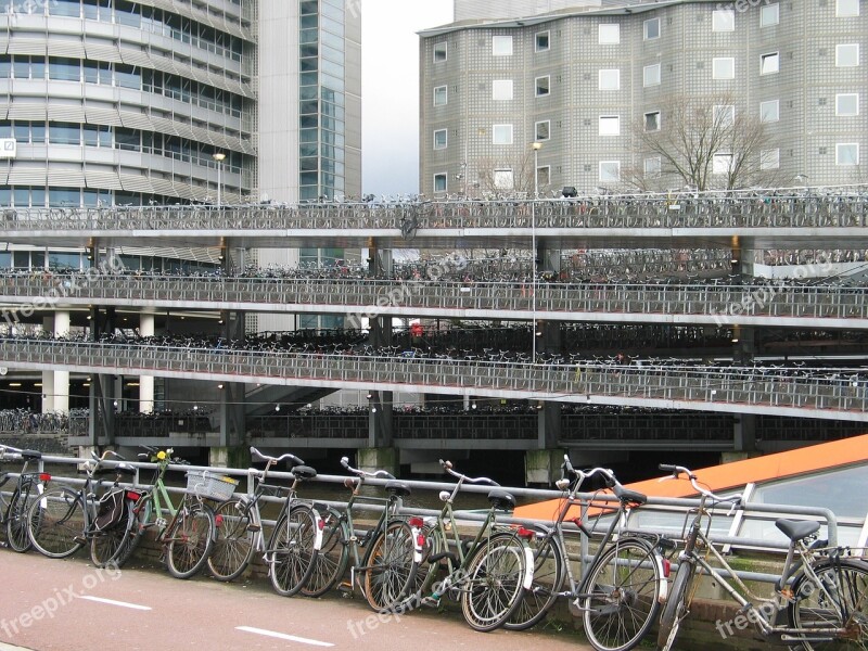 Bicycle Stabling Parking Amsterdam Netherlands