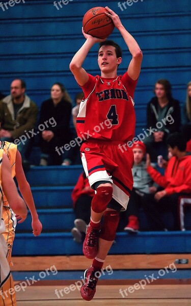 Basketball Basketball Player Gym Athlete Shot