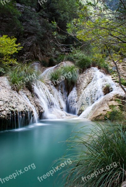 Waterfall Nature Water Landscape Natural