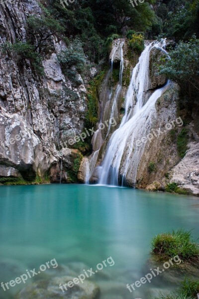 Waterfall Nature Water Landscape Natural