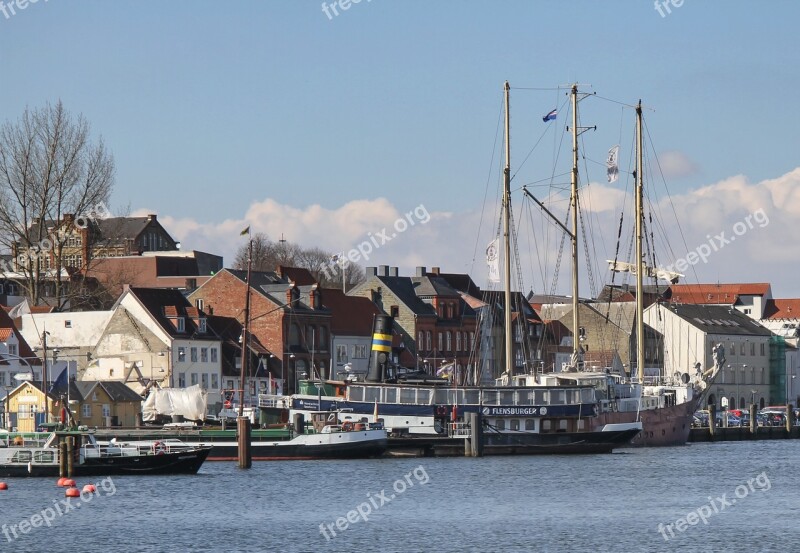 Ships Oldtimer Oldtimer Harbor Flensburg Free Photos