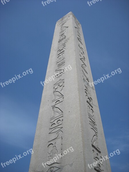 Obelisk Theodosius Istanbul Turkey Free Photos