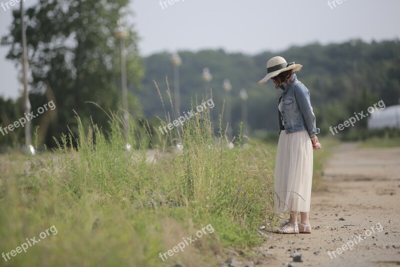 Women's Cap Spring Weeds Outdoor