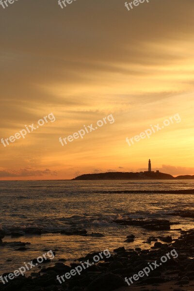 Sea Lighthouse Costa Spain Trafalgar