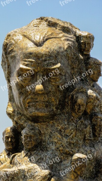 Cyprus Famagusta Kemal Ataturk Statue Monument