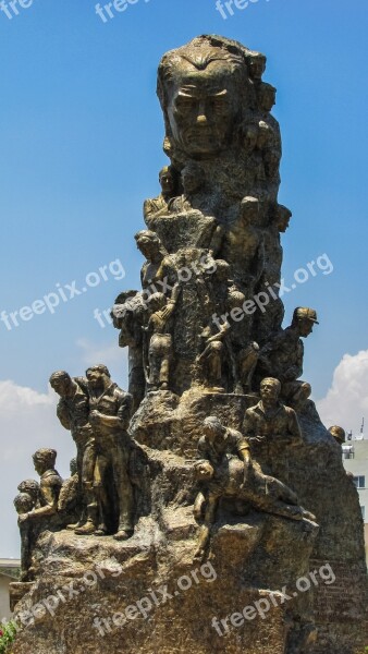 Cyprus Famagusta Kemal Ataturk Statue Monument