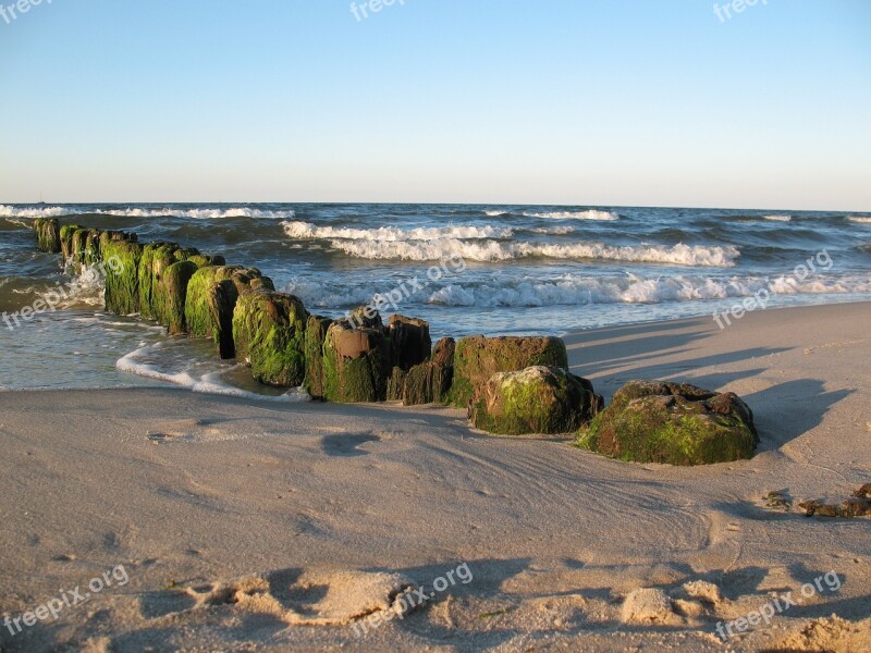 Sea Beach Sand The Baltic Sea Poland