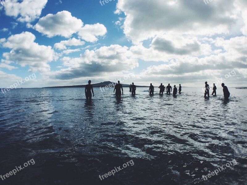 Persons Water Sea Ocean Bathing