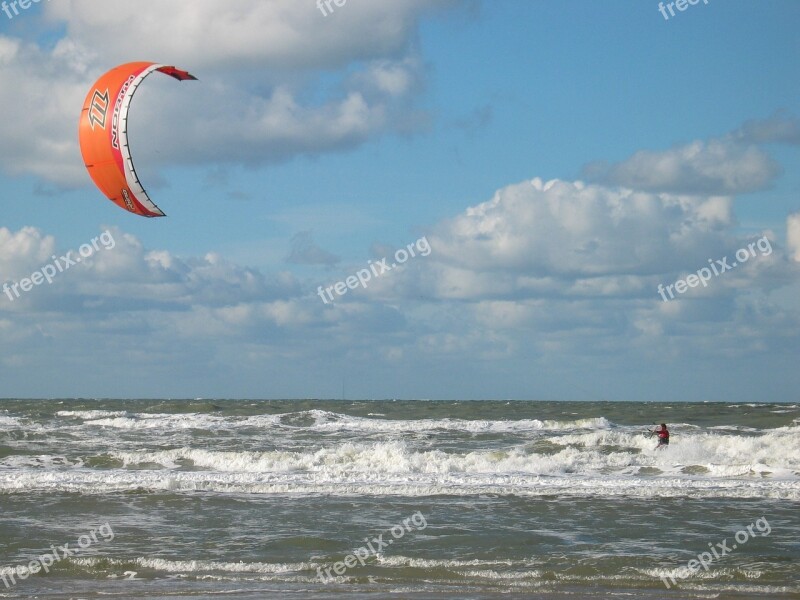 Sports Surfing Kitesurfing Sea Water