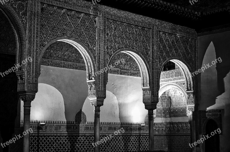 Alhambra Arches Palace Pattern Decoration