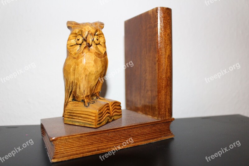 Buchstütze Books Owl Book Read Owl