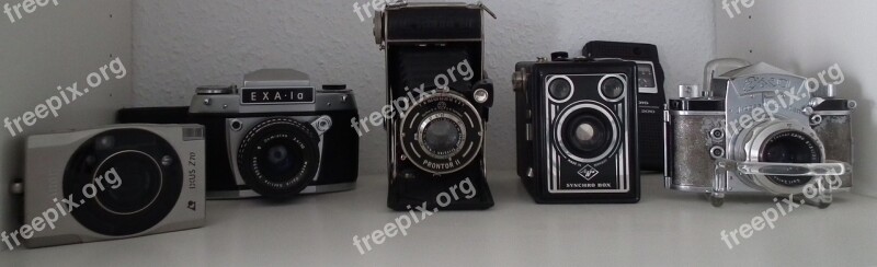 Old Cameras Nostalgia Old Collection Camera