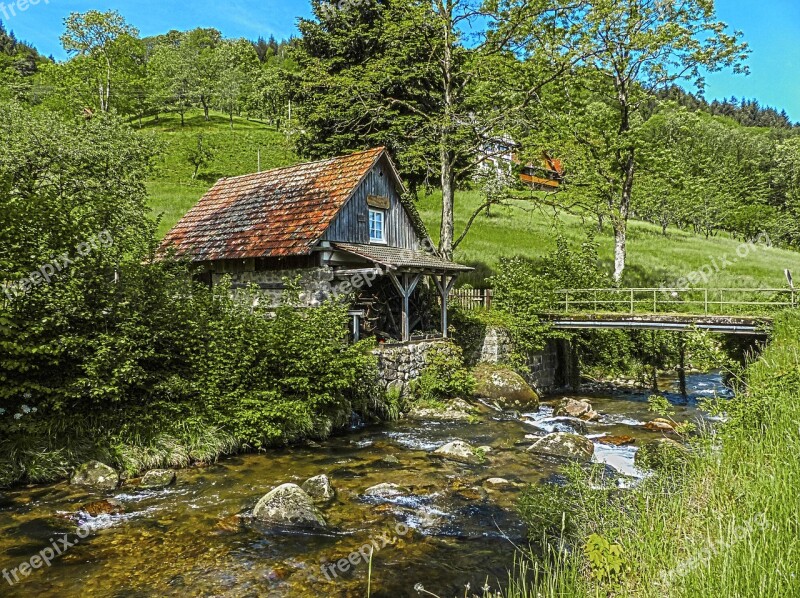 Mill Landscape Mood Nature Water Mill