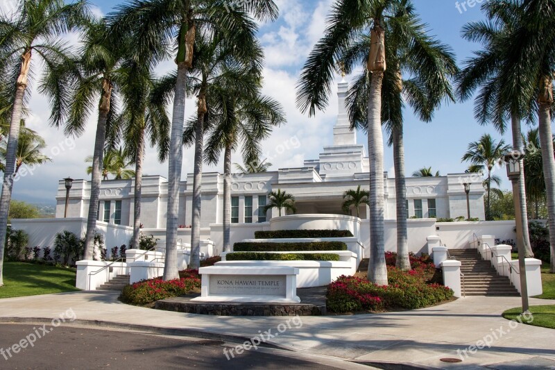 Kona Hawaii Lds Temple Architecture Religion Religious Mormon