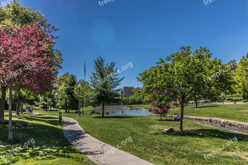 Grove Park Memory City Salt Lake Utah Lake Park