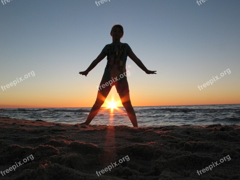 Sea Beach Sunset The Baltic Sea Relaxation