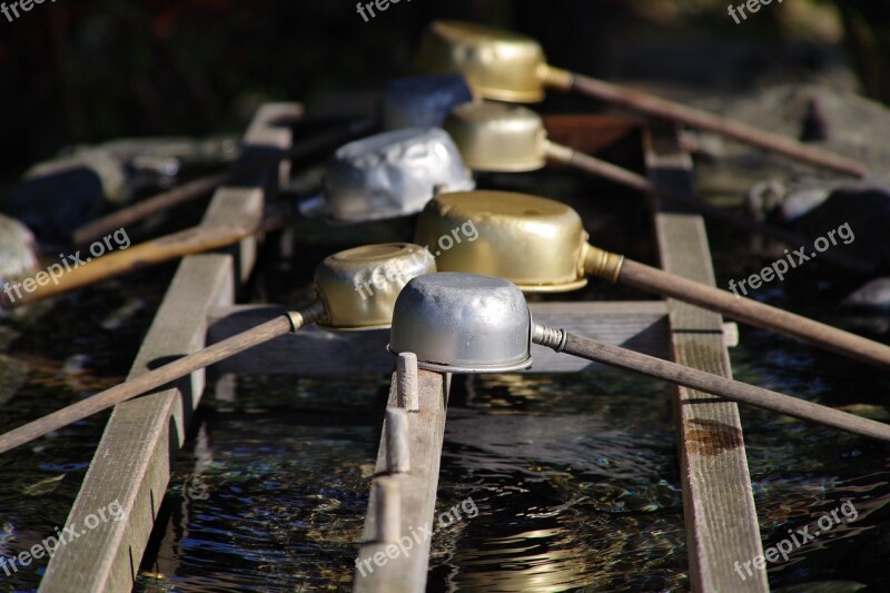 Japan Water Spring Water Temple Shrine