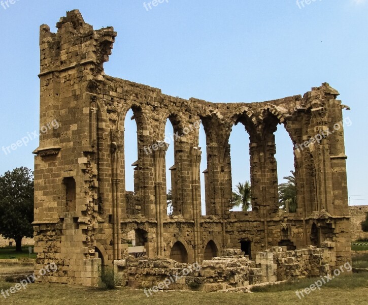 Cyprus Famagusta Church St George Of The Latins Ruins