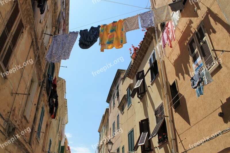 Italy Alghero Washing Old Himmel