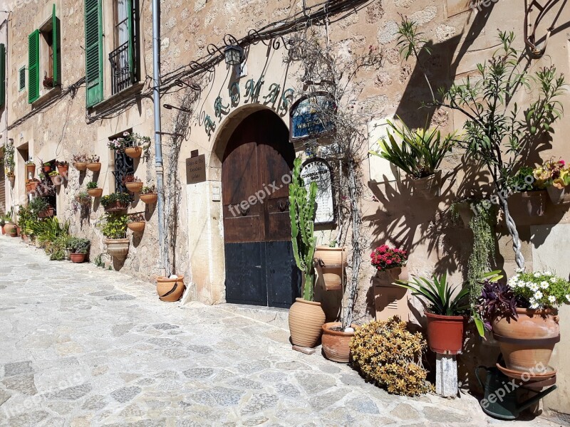 Mallorca Valldemossa House Entrance Free Photos