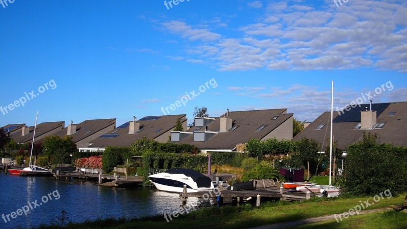 Netherlands Almere Solar Panels Neighbourhood Dutch