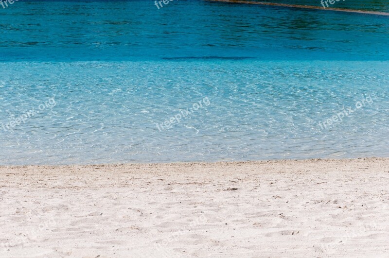 Beach Turquoise Sand Sea Tropical