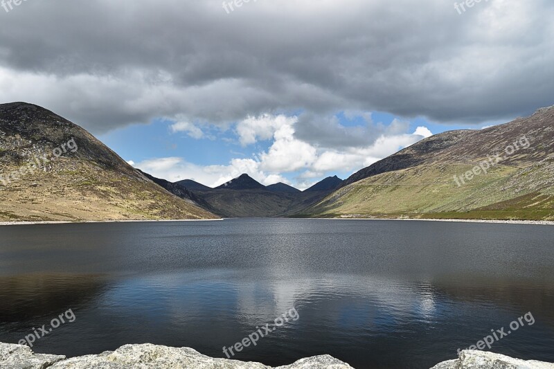 Quiet Valley Northern Ireland Mountains Water Reservoir The Tank