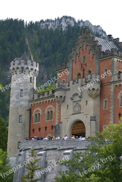 Neuschwanstein Castle Castle Neuschwanstein Germany Bavaria