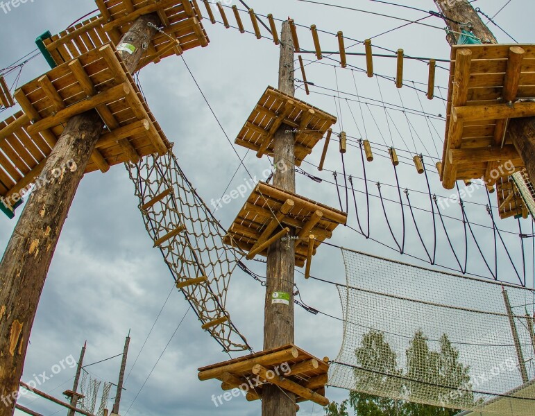 Ropes Park Adventure Sky Climbing