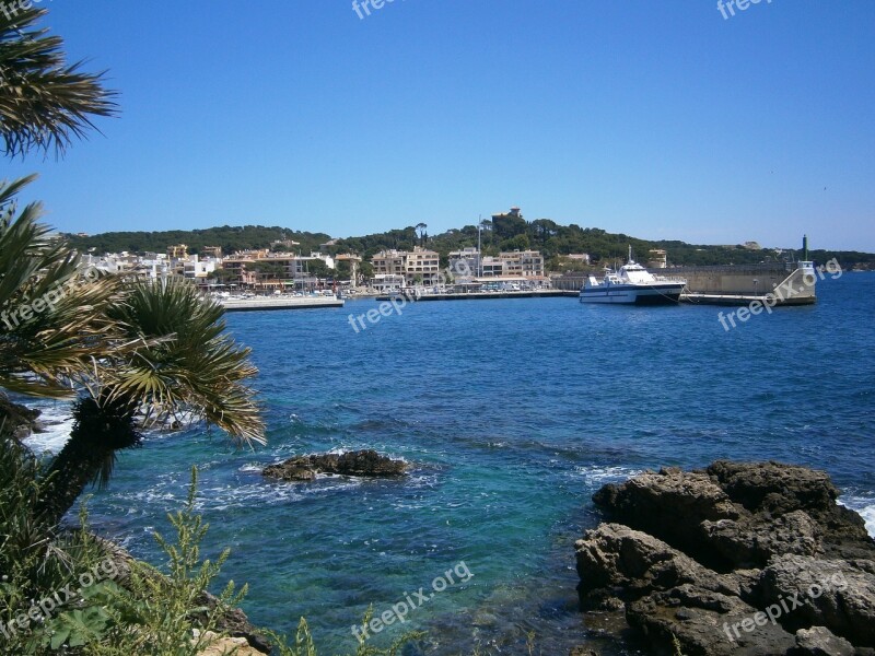 Cala Ratjada Port Sea Mediterranean Mallorca